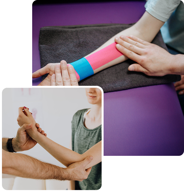 Kinesio Taping shoulder application
